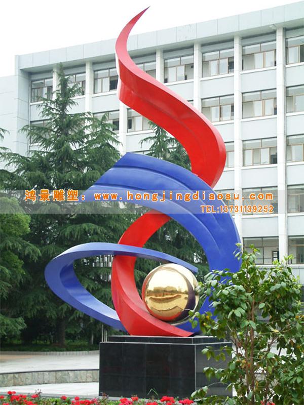 抽象造型不銹鋼雕塑為什么如此讓人喜愛?